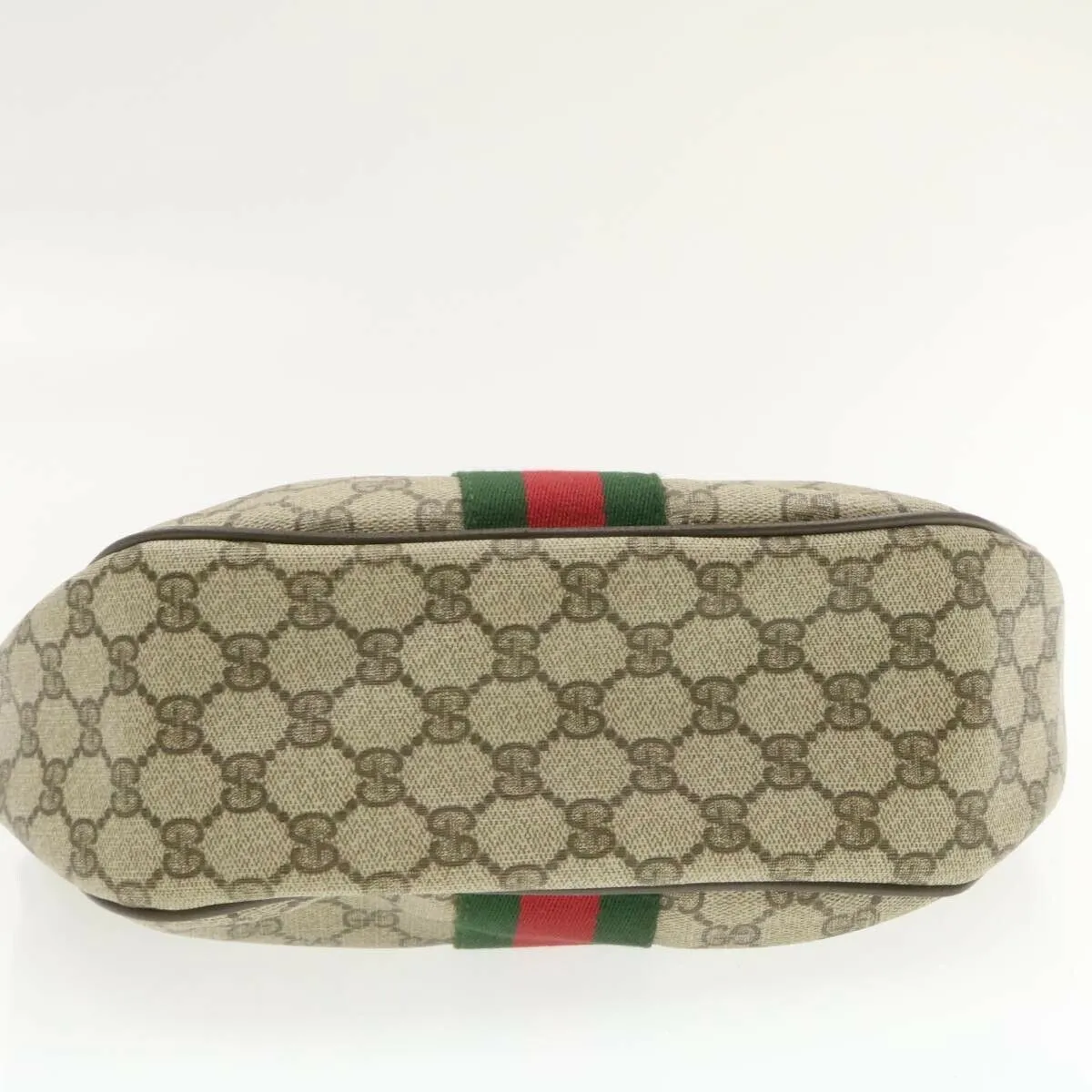 Gucci Web Sherry Line Shoulder Bag Red