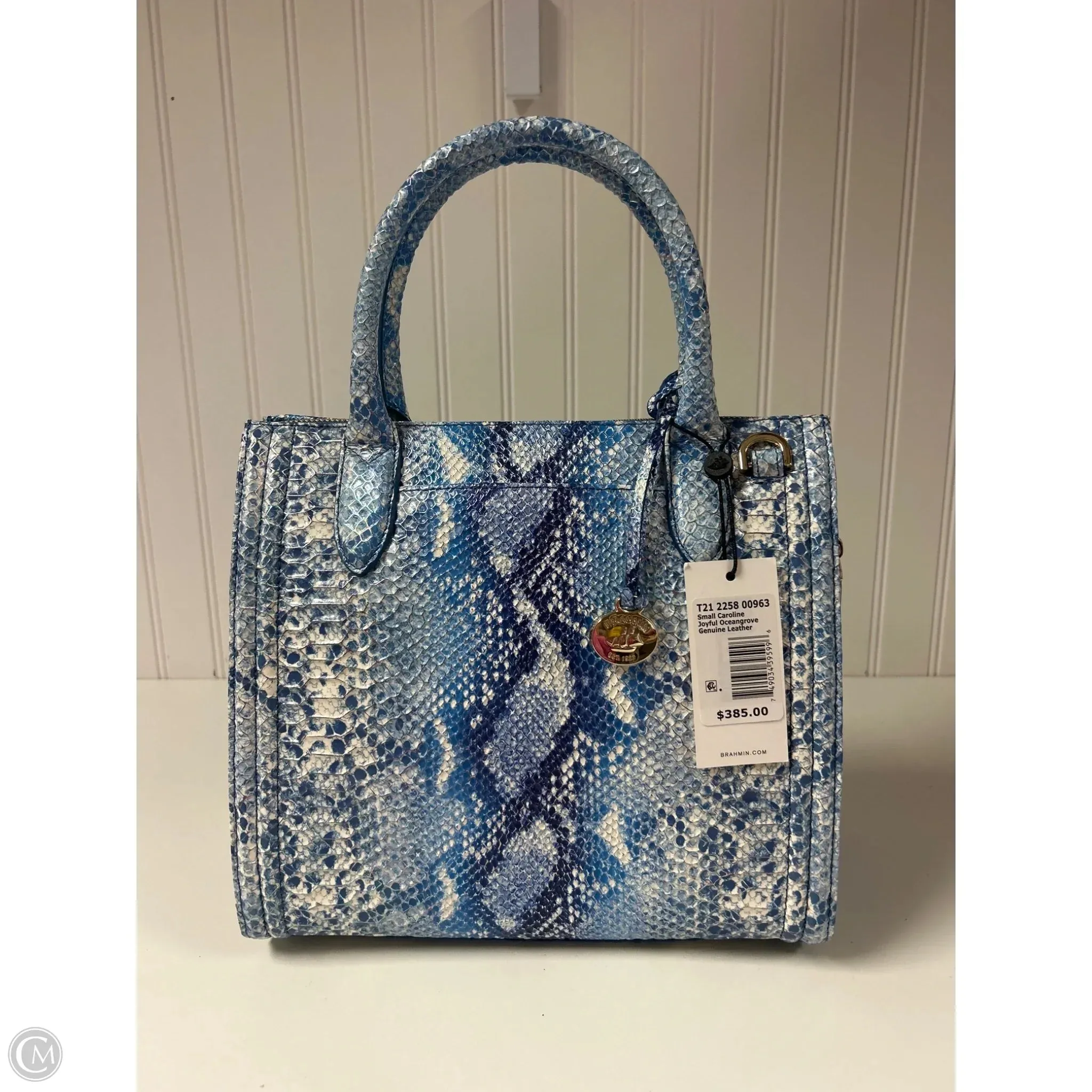 Handbag Designer By Brahmin, Size: Medium