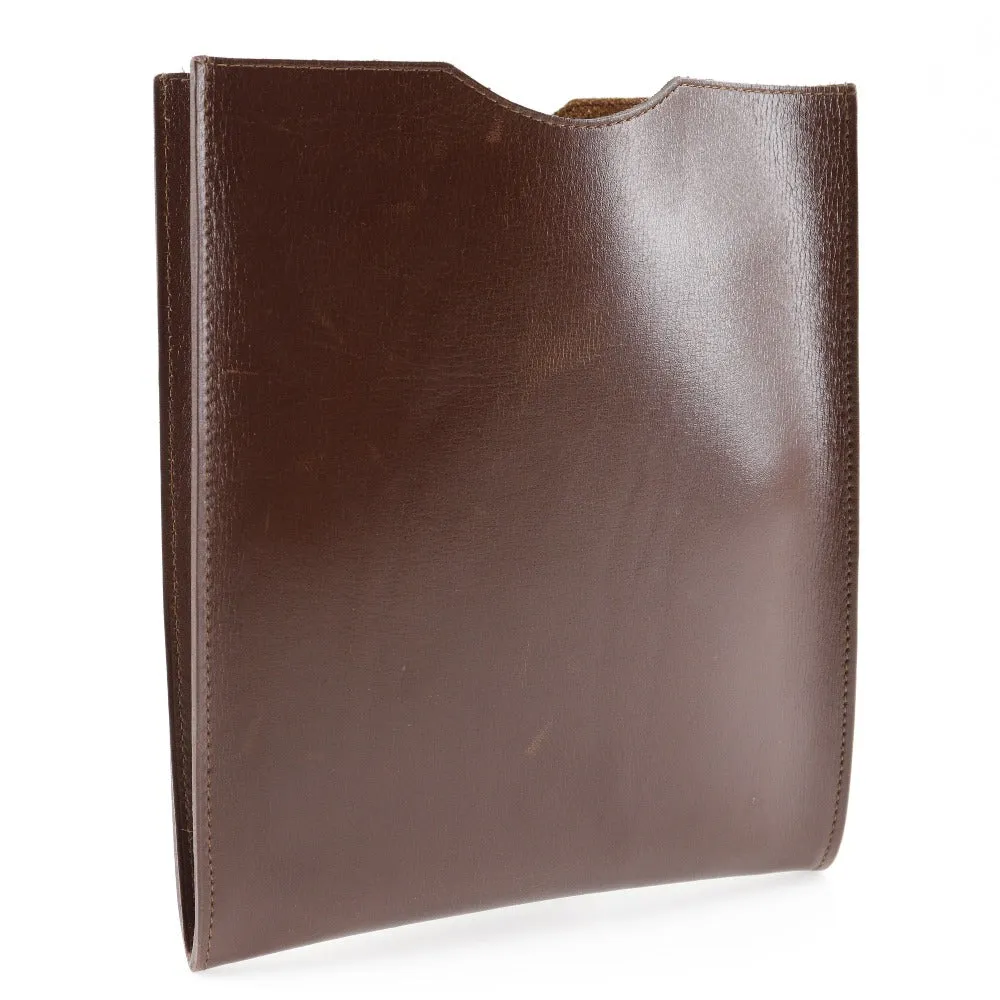 HERMES Shoulder Bag Calfskin Brown Omenitu Women(Unisex) Used