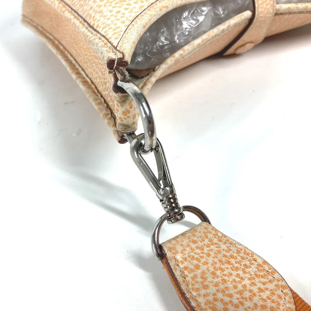 HERMES Shoulder Bag Leather, Buffle Skipper Orange Evelyn 1 PM Dalmatian