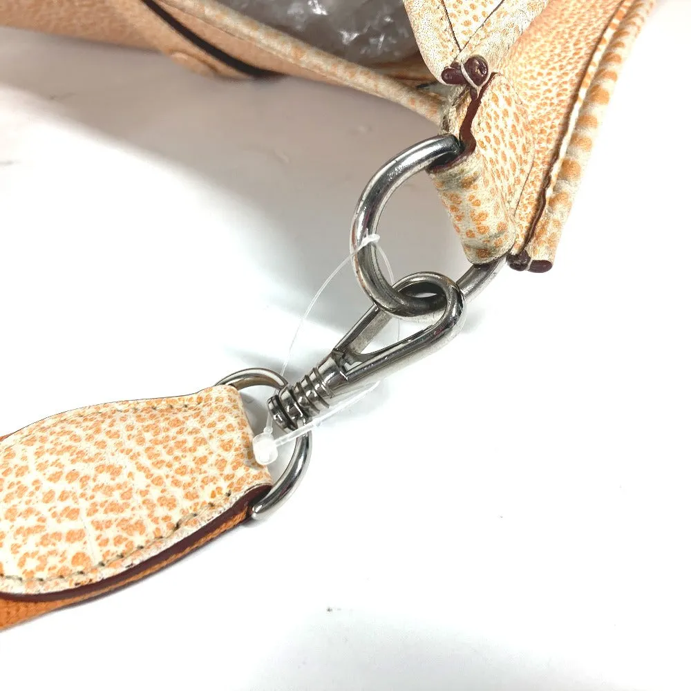 HERMES Shoulder Bag Leather, Buffle Skipper Orange Evelyn 1 PM Dalmatian