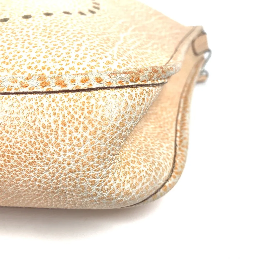 HERMES Shoulder Bag Leather, Buffle Skipper Orange Evelyn 1 PM Dalmatian