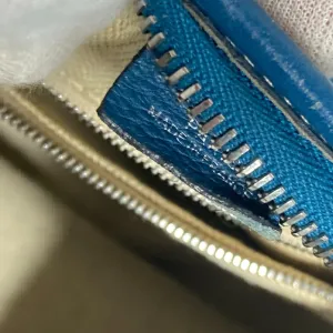 HERMES Shoulder Bag Taurillon Clemence blue Gao