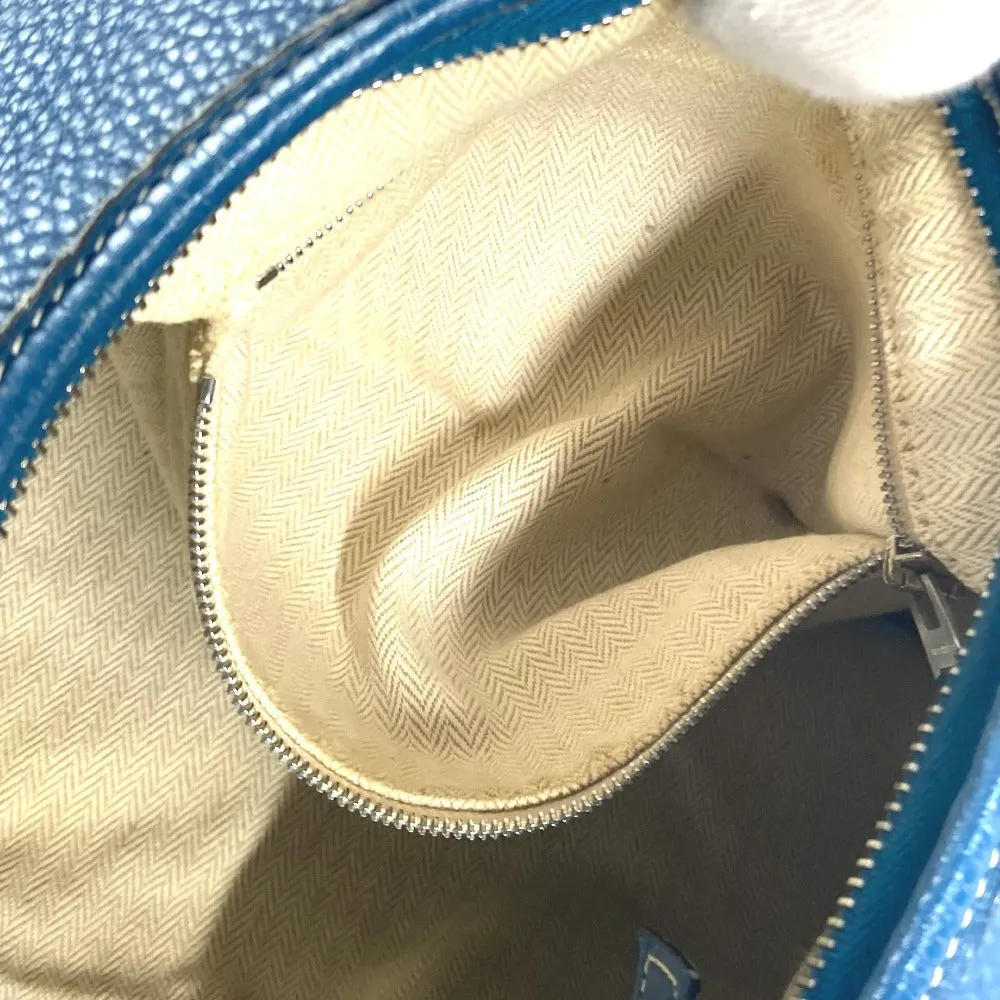 HERMES Shoulder Bag Taurillon Clemence blue Gao