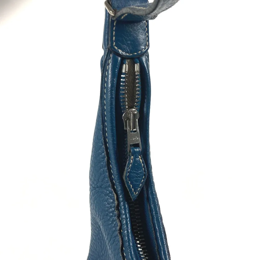 HERMES Shoulder Bag Taurillon Clemence blue Gao