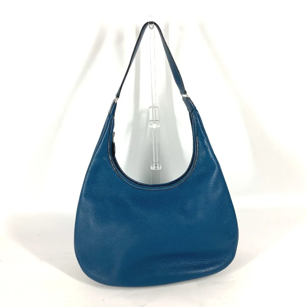 HERMES Shoulder Bag Taurillon Clemence blue Gao