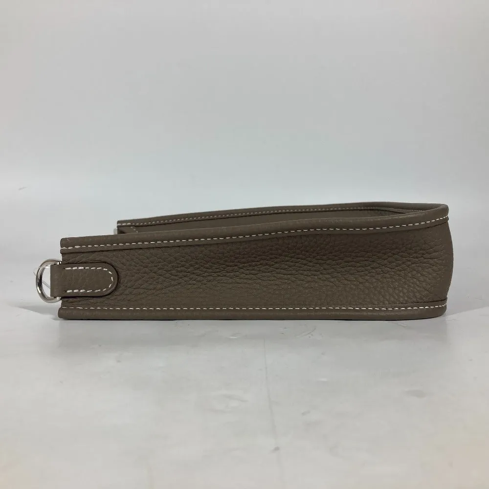 HERMES Shoulder Bag Taurillon Clemence Navy Evelyn TPM Amazone