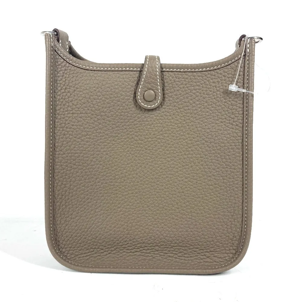 HERMES Shoulder Bag Taurillon Clemence Navy Evelyn TPM Amazone