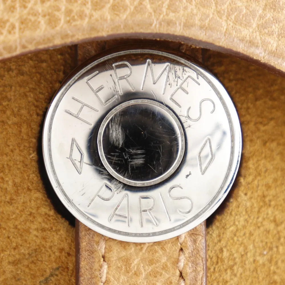 HERMES Shoulder Bag Toile H, Vache Lige Brown Sac Colorado MM Women Used