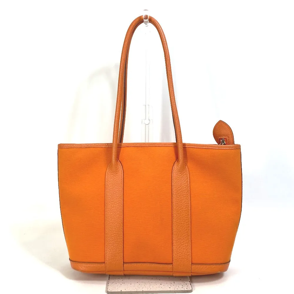 HERMES Tote Bag Towar Officier Orange Shoulder Bag Shoulder Bag Garden Zip PM Women Used