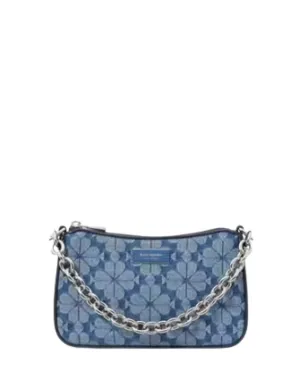 Kate Spade New York Jolie Spade Flower Jacquard Denim Small Convertible Crossbody