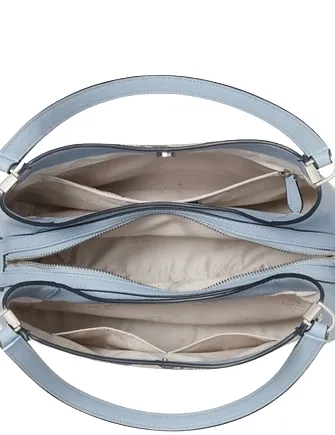 Kate Spade New York Leila Snake Embossed Medium Triple Compartment Shoulder Bag