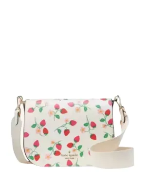 Kate Spade New York Madison Strawberry Vine Saddle Bag