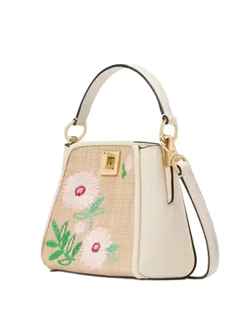 Kate Spade New York Phoebe Straw Mini Top Handle Crossbody