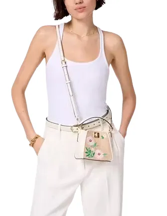Kate Spade New York Phoebe Straw Mini Top Handle Crossbody