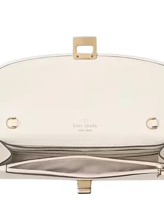 Kate Spade New York Phoebe Straw Turnlock Wallet-on-chain