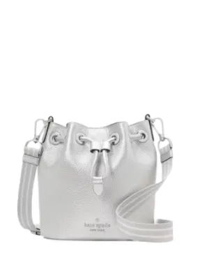 Kate Spade New York Rosie Metallic Small Bucket Bag