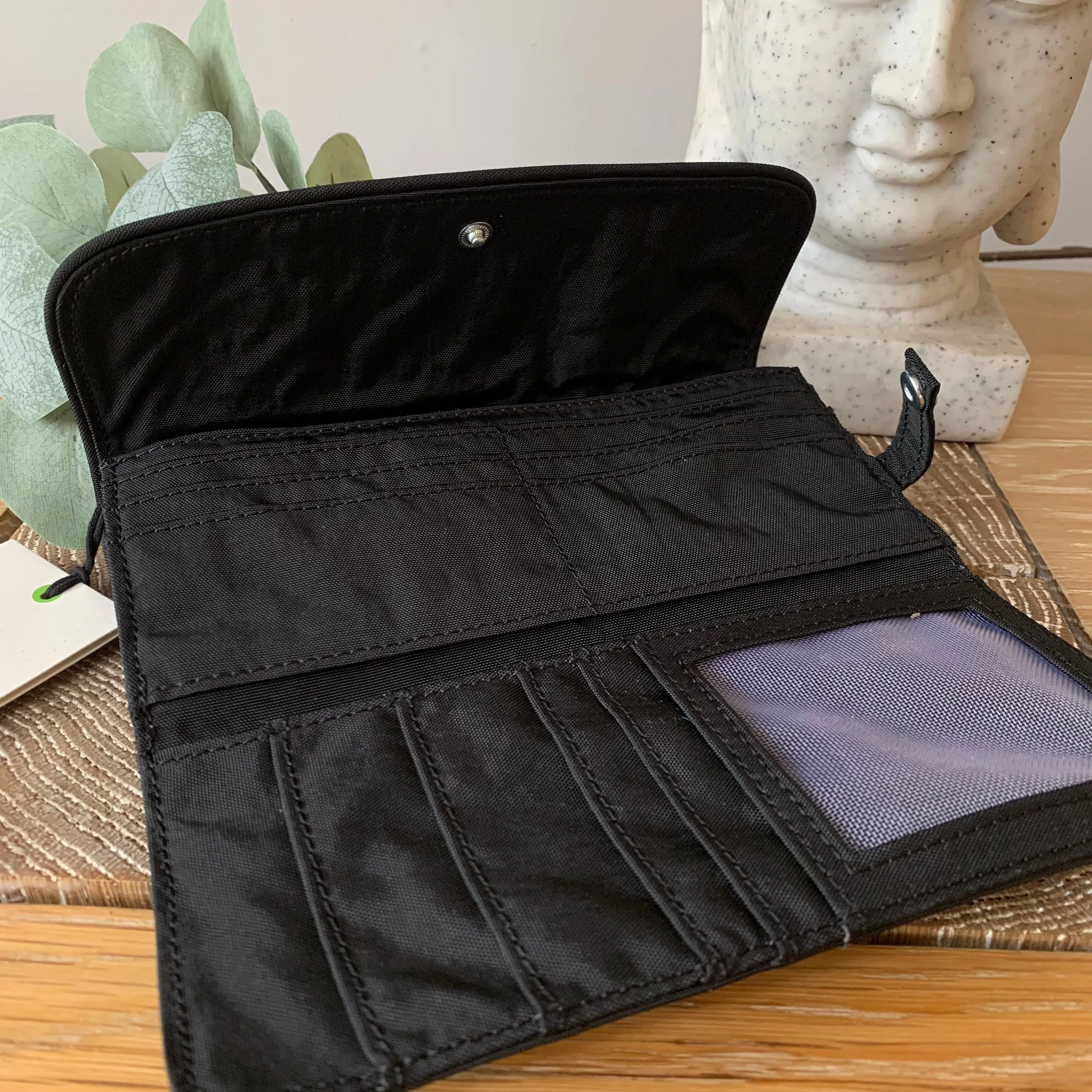 Kipling Money Land Large Purse in Black Noir