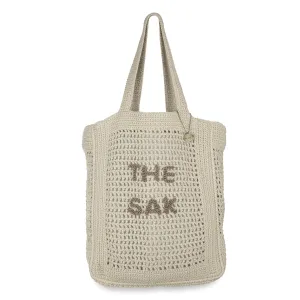 Lanie Market Tote - Hand Crochet - Ecru The Sak
