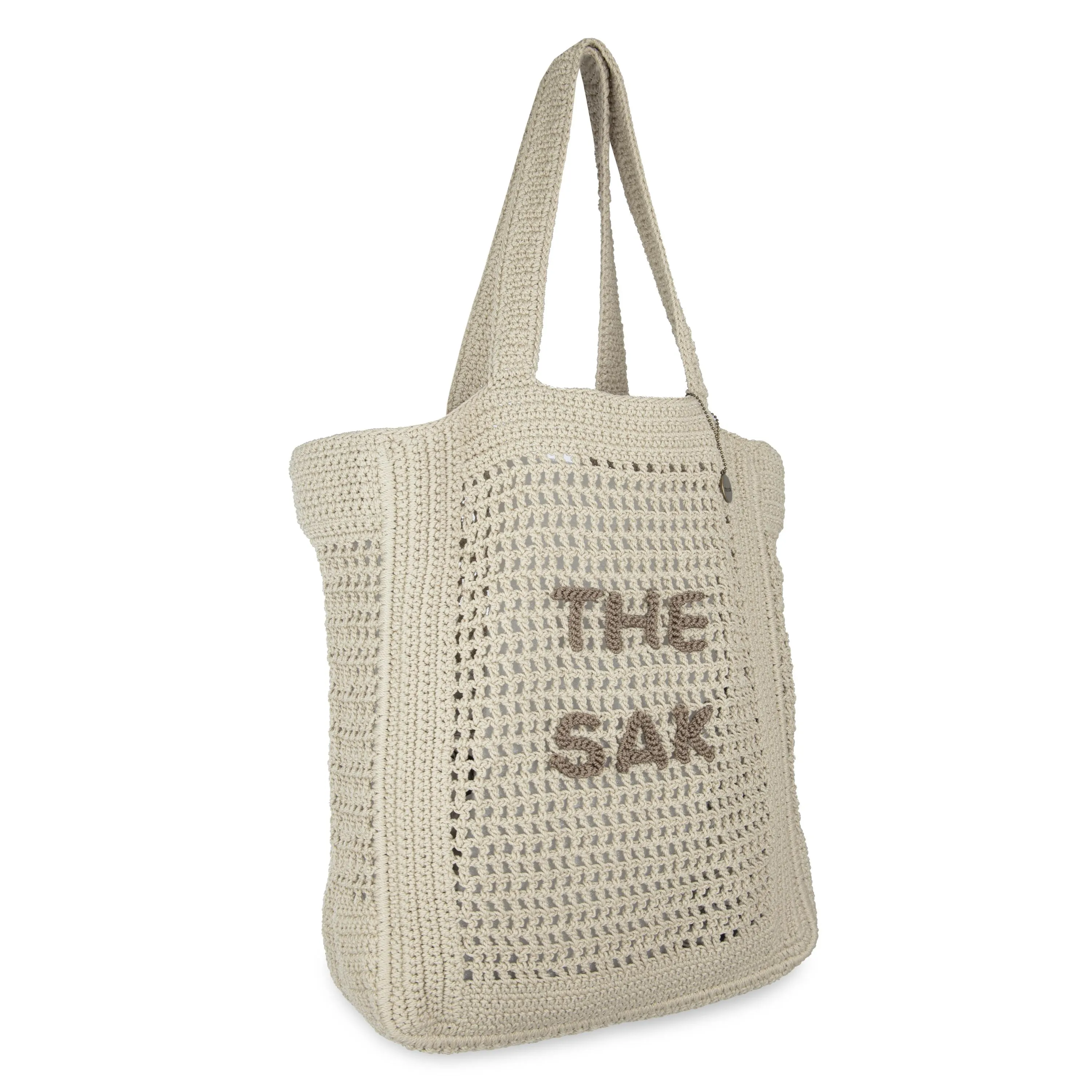 Lanie Market Tote - Hand Crochet - Ecru The Sak