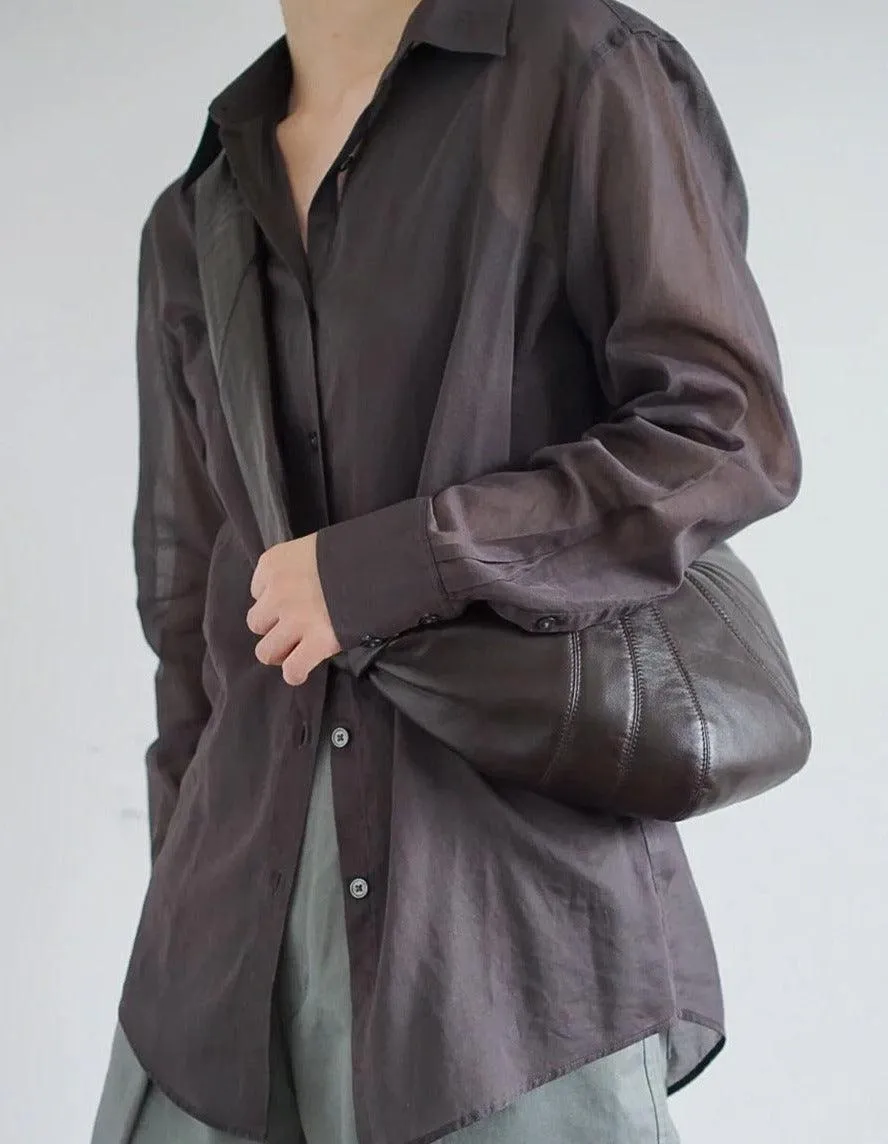 Large & Medium Lambskin Zipped Crossbody Hobo Bag, Leather Designer Shoulder Bag, Women Soft Leather Handbag, Lambskin Leather Hobo Purse, Leather Shoulder Bag