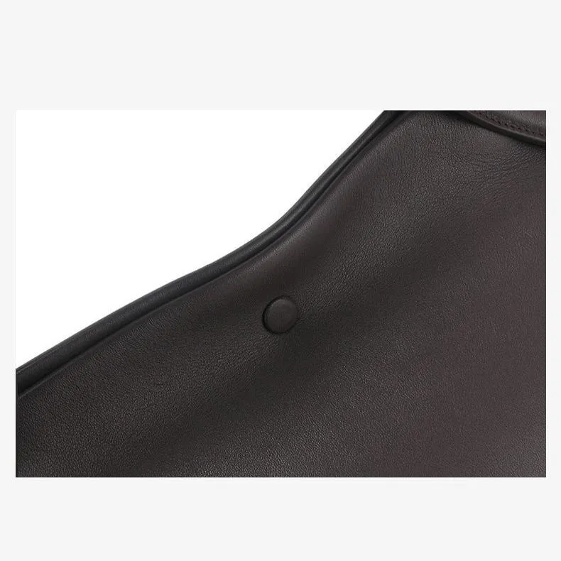 Large Genuine Leather Women's Tote | Versatile Commuter Crossbody Tote | Luxury Designer Bag