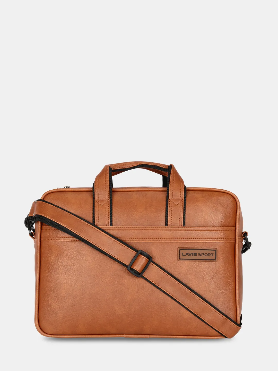 Lavie Sport 1 Compartment Director Unisex Laptop briefcase Bag Black