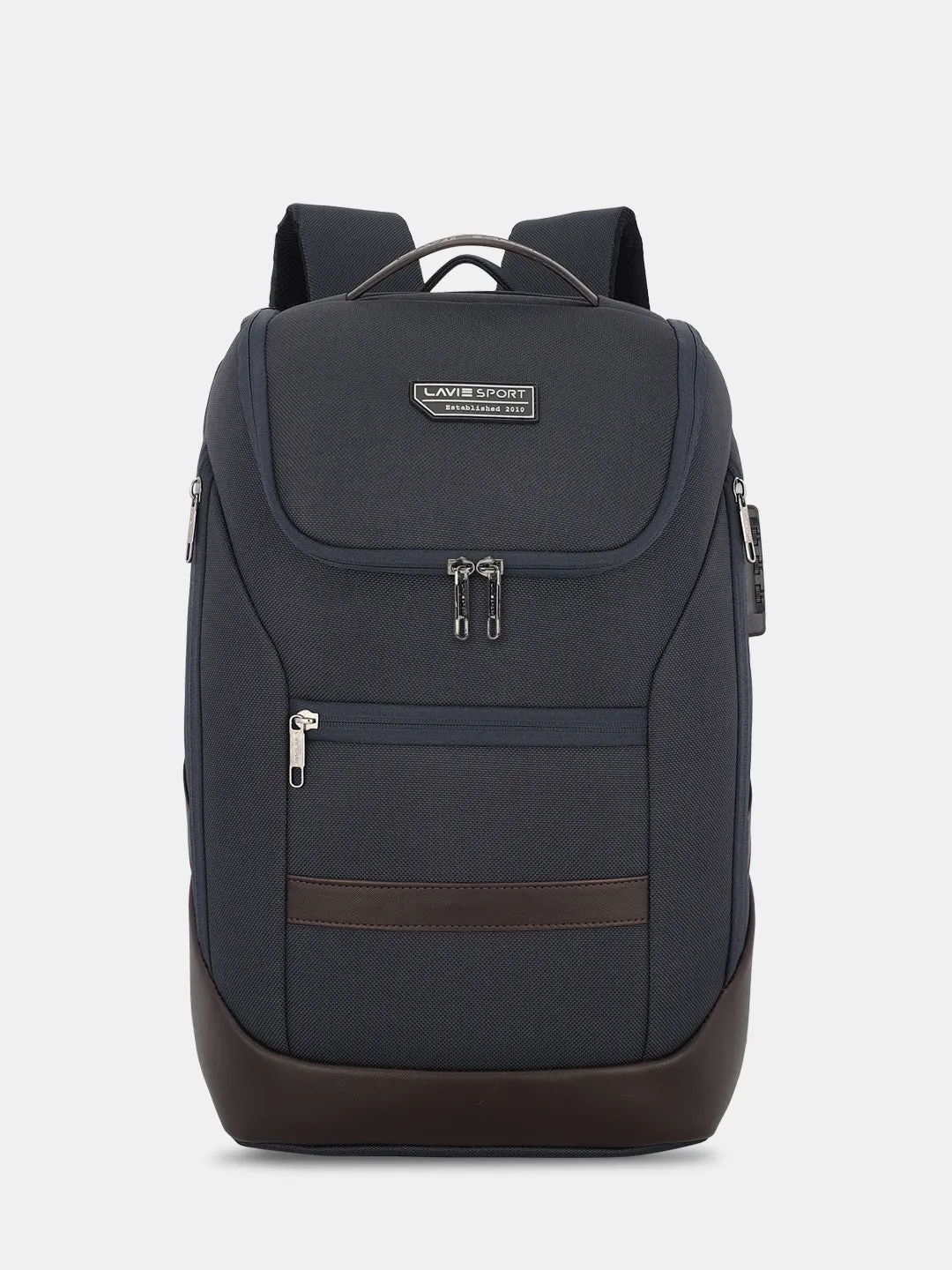 Lavie Sport Emperor 24L Anti-theft Laptop Backpack For Men & Women in Grey and Blue Colour