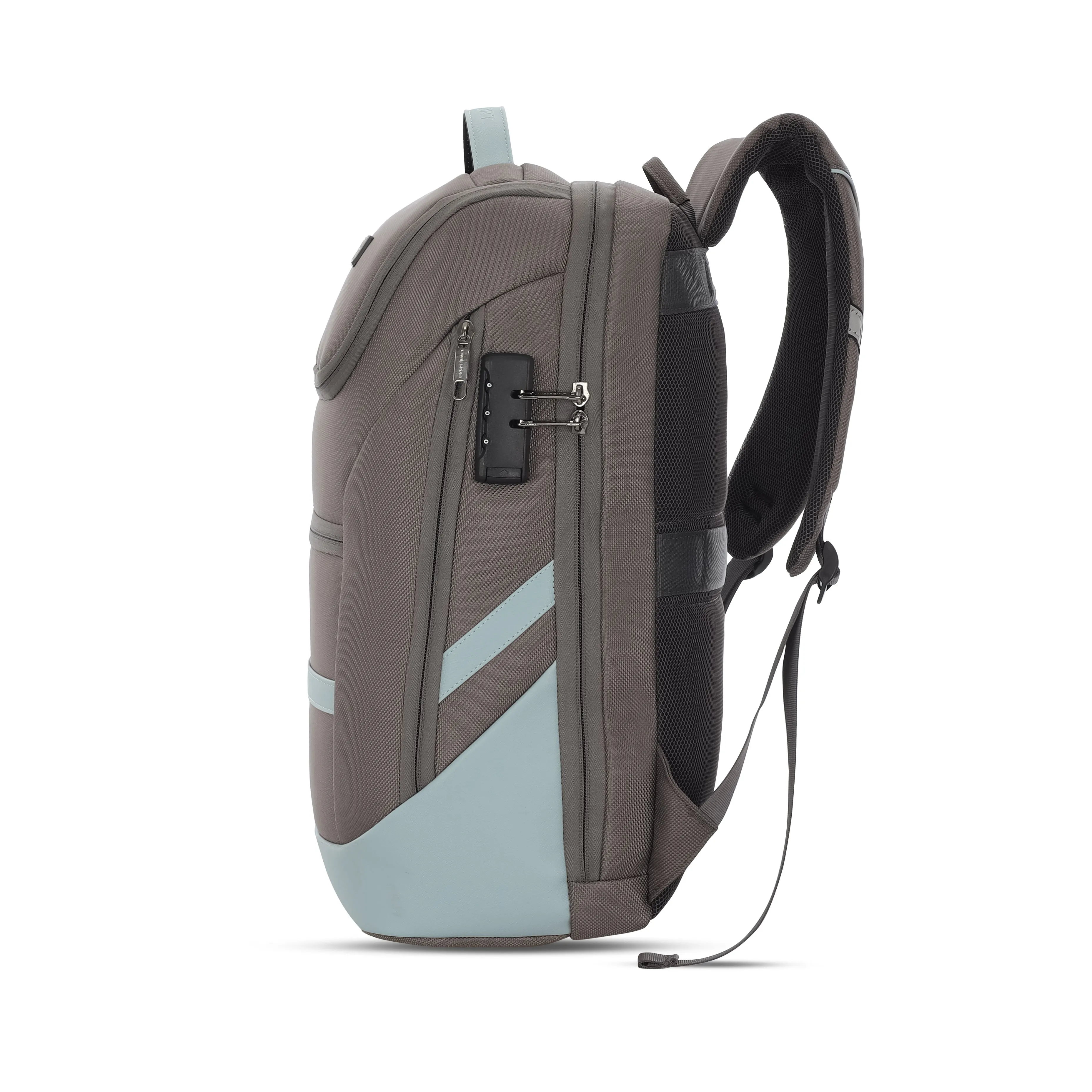 Lavie Sport Emperor 24L Anti-theft Laptop Backpack For Men & Women in Grey and Blue Colour