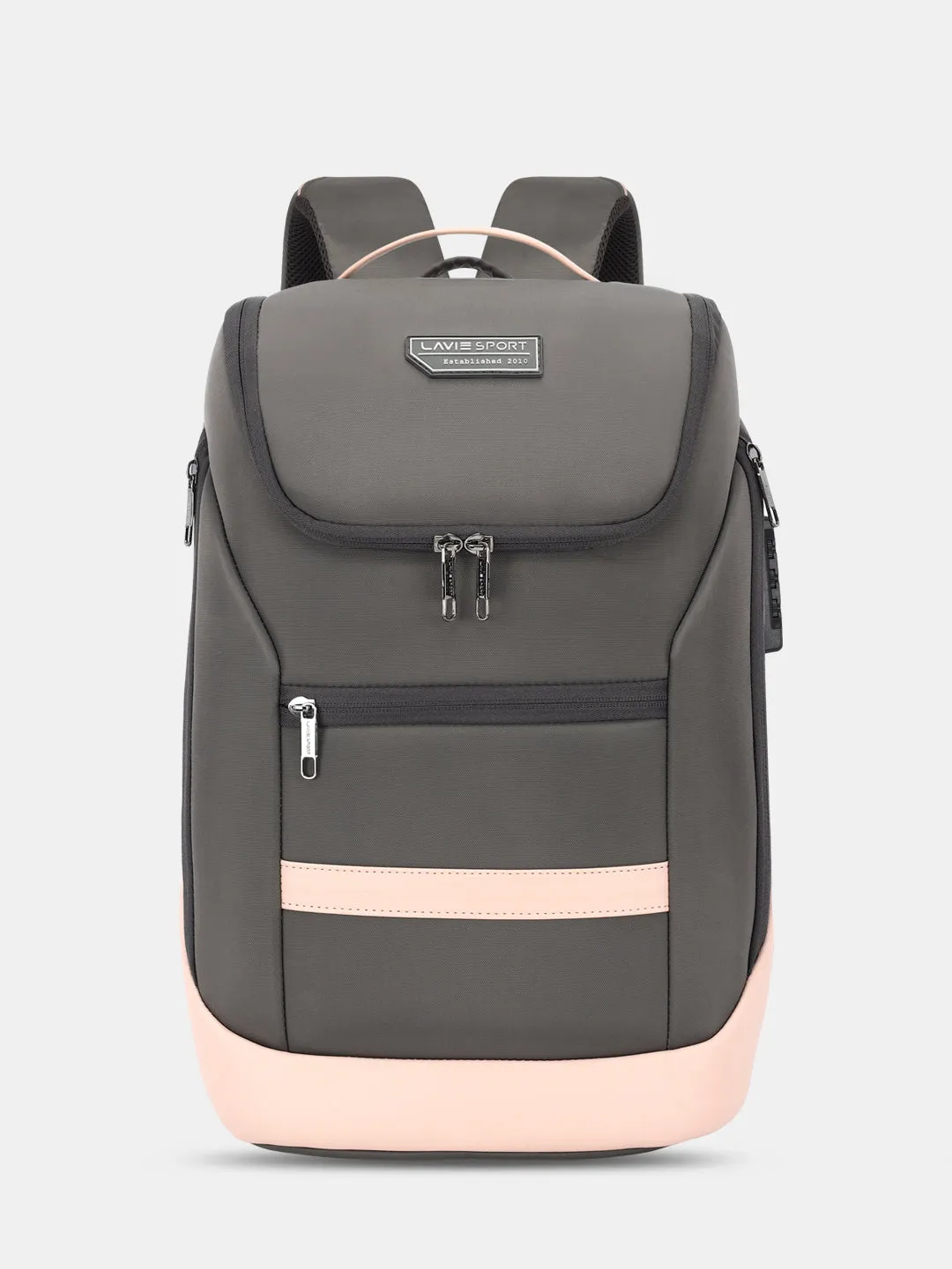 Lavie Sport Emperor 24L Anti-theft Laptop Backpack For Men & Women in Grey and Blue Colour