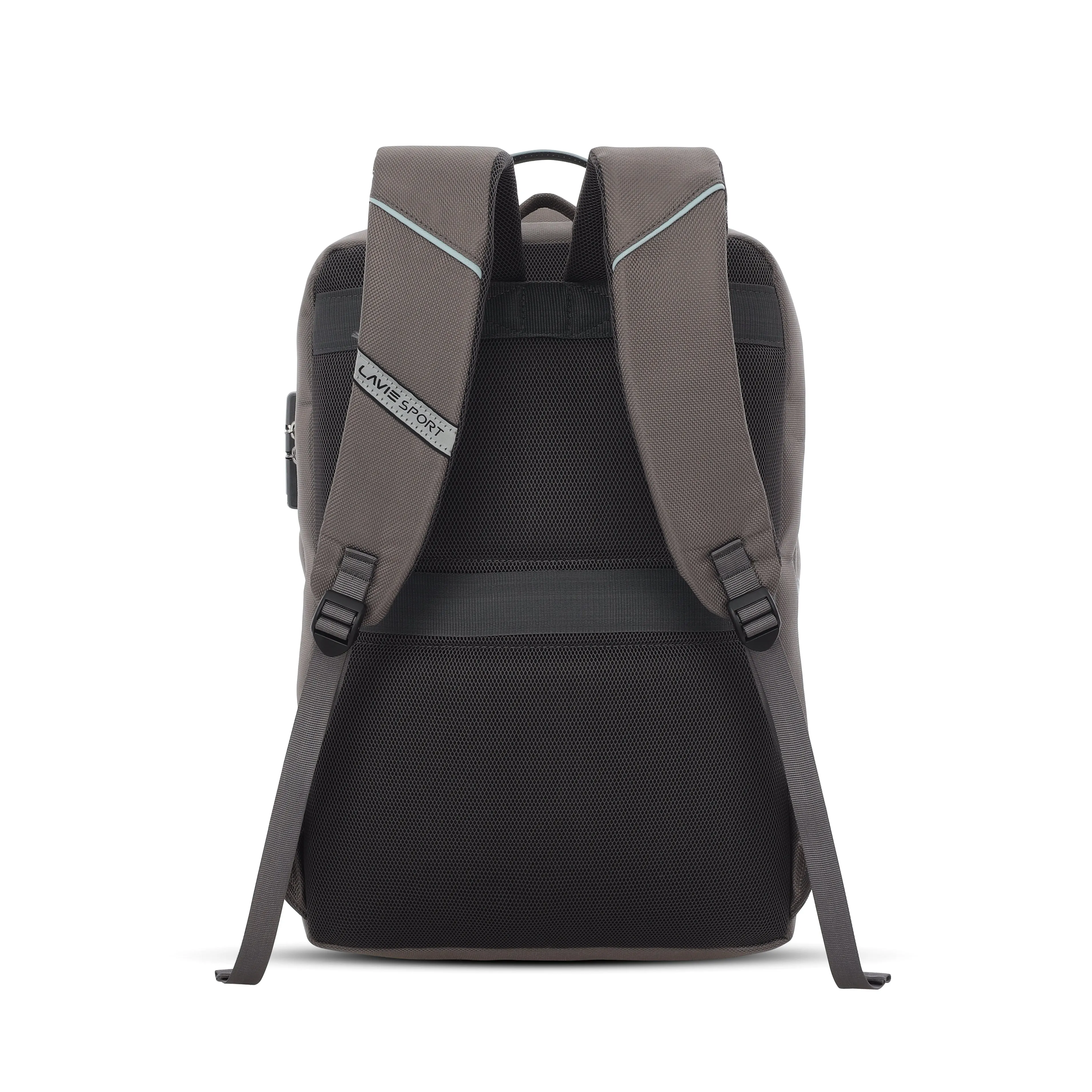 Lavie Sport Emperor 24L Anti-theft Laptop Backpack For Men & Women in Grey and Blue Colour