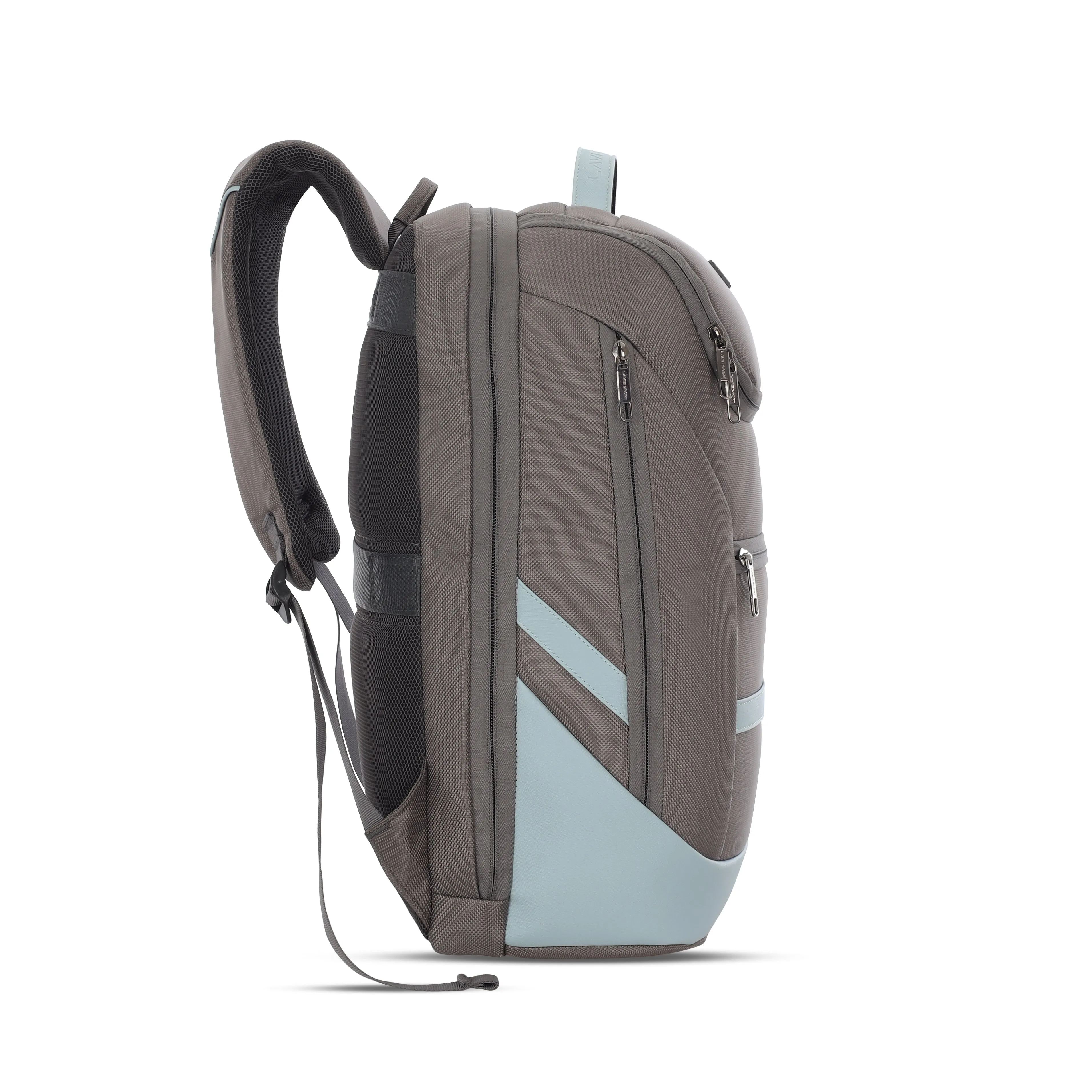 Lavie Sport Emperor 24L Anti-theft Laptop Backpack For Men & Women in Grey and Blue Colour