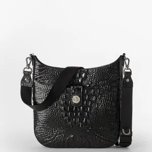 Leia Crossbody Black Melbourne Silver Hardware