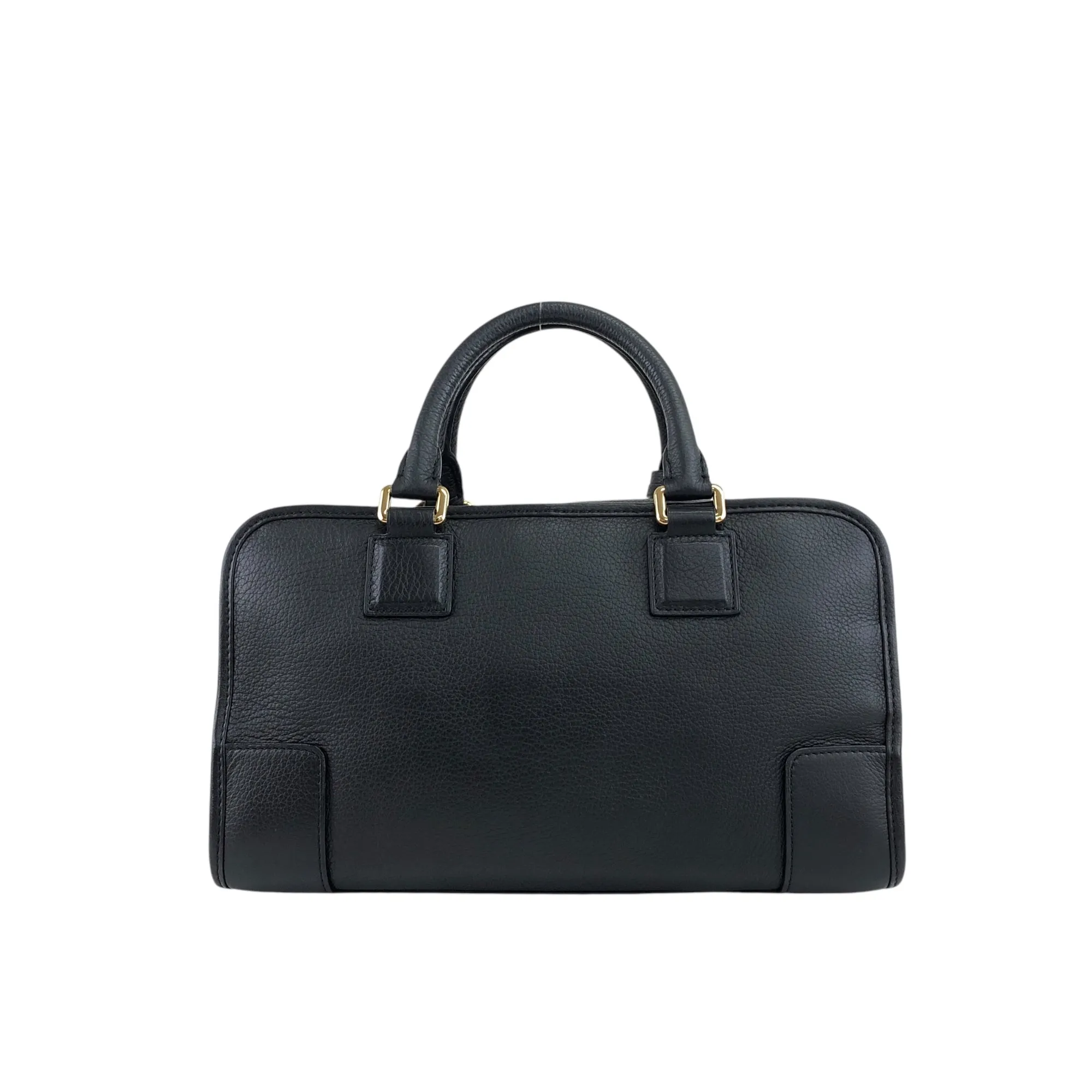 LOEWE Amazona28 Anagram Two-way Handbag Shoulder bag Black Vintage bagdfe