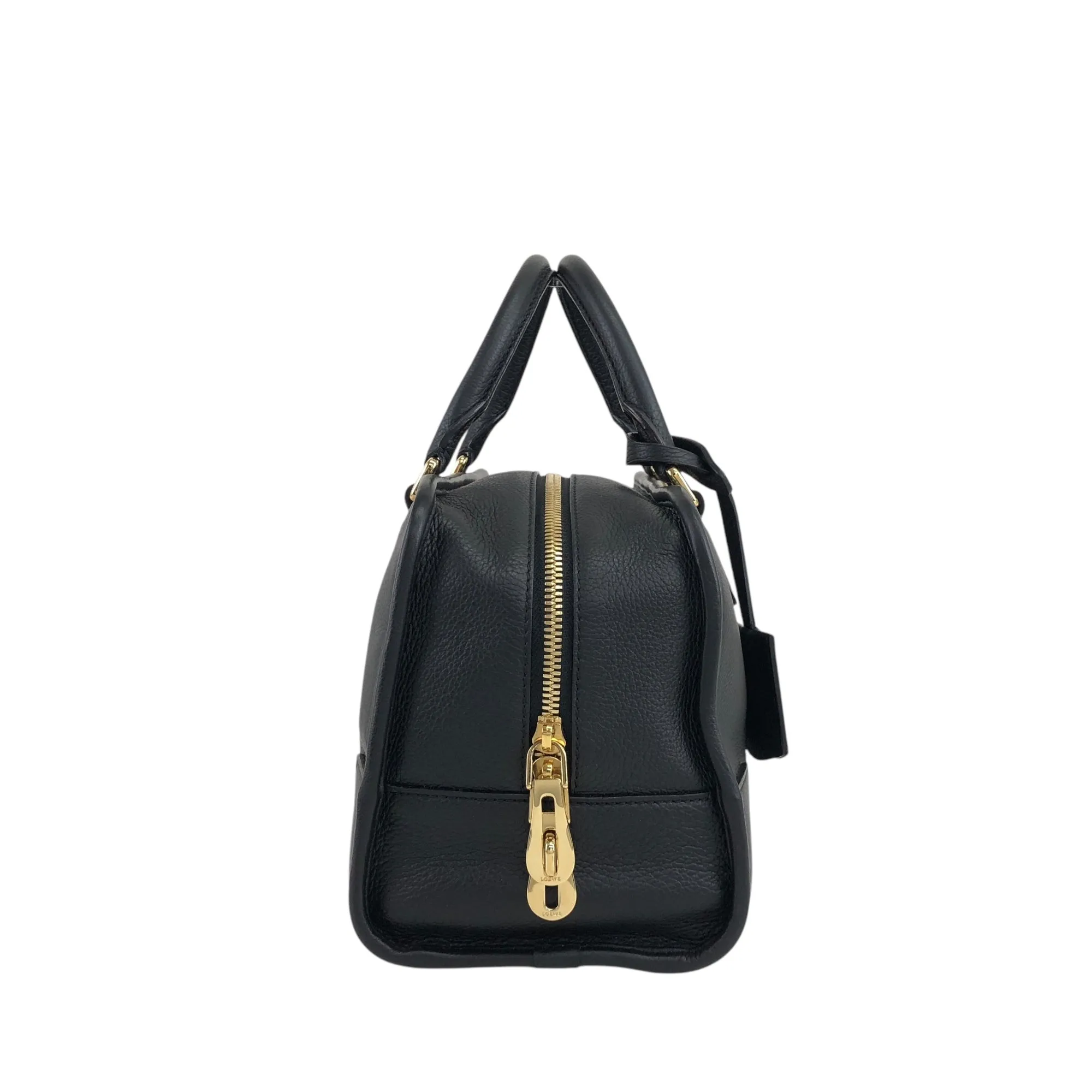 LOEWE Amazona28 Anagram Two-way Handbag Shoulder bag Black Vintage bagdfe