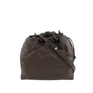 LOEWE Anagram Drawstring Shoulder bag Brown Vintage kki5m4
