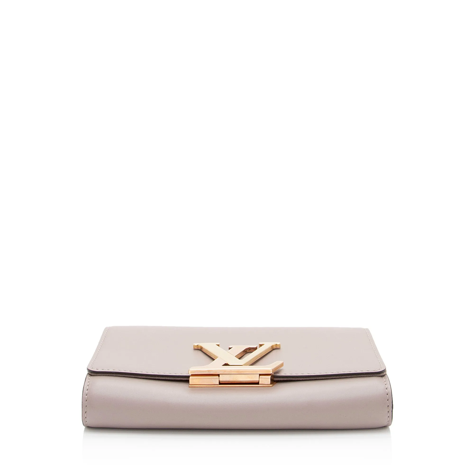 Louis Vuitton Calfskin Chain Louise Shoulder Bag (SHF-xSUMPv)