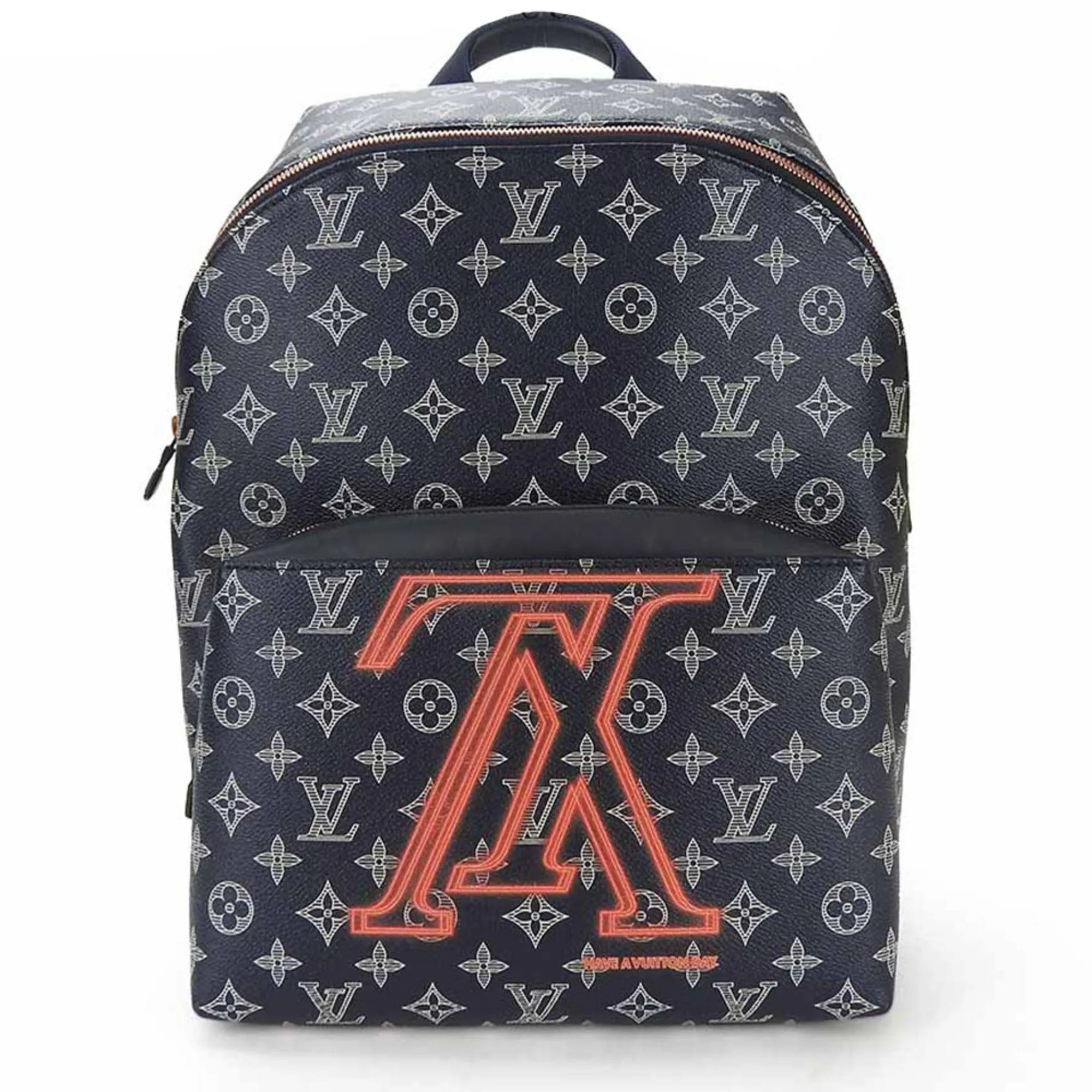 Louis Vuitton Navy Color Monogram Backpack (Pre-Owned)