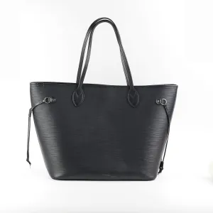 Louis Vuitton Neverfull MM Black Epi Shoulder Bag