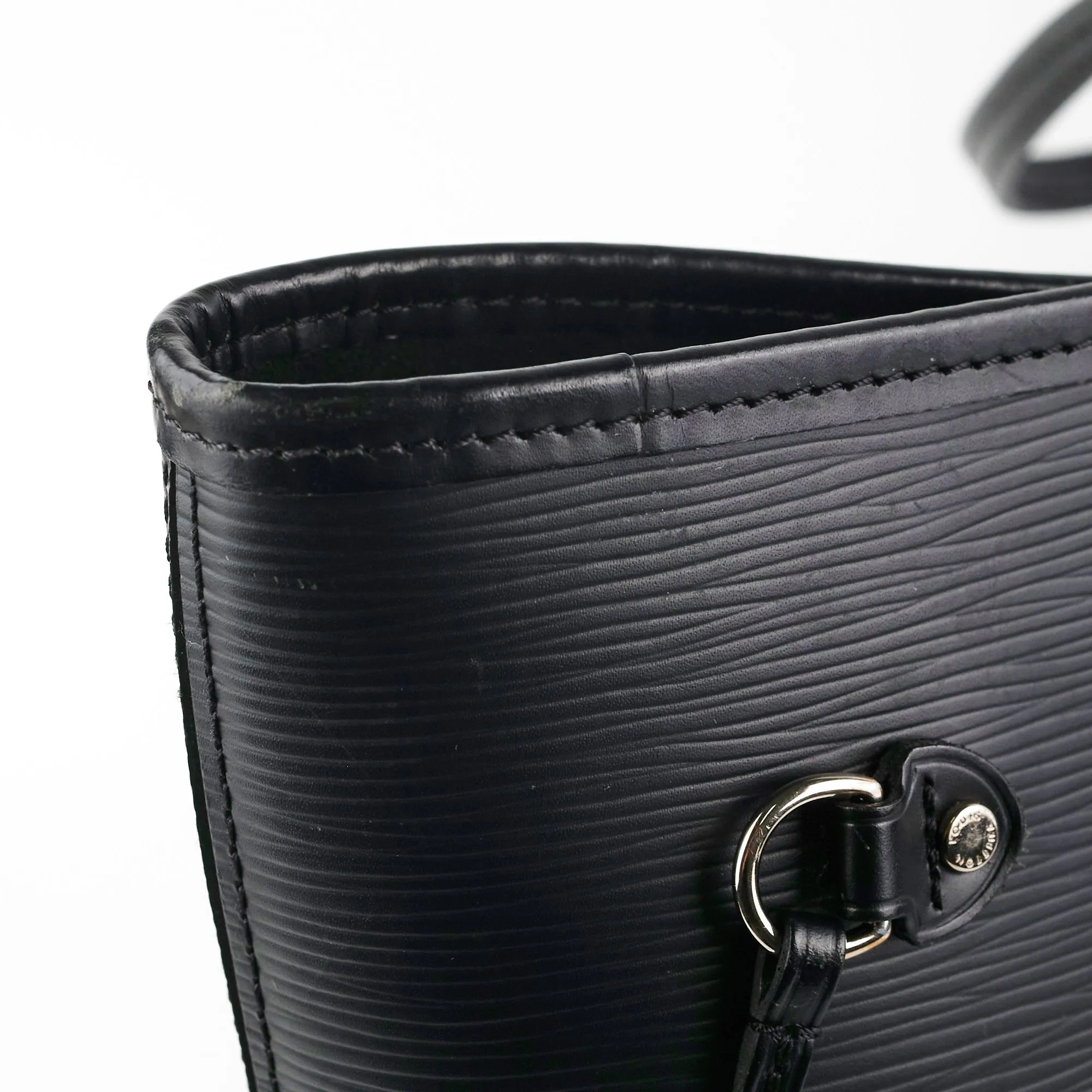Louis Vuitton Neverfull MM Black Epi Shoulder Bag