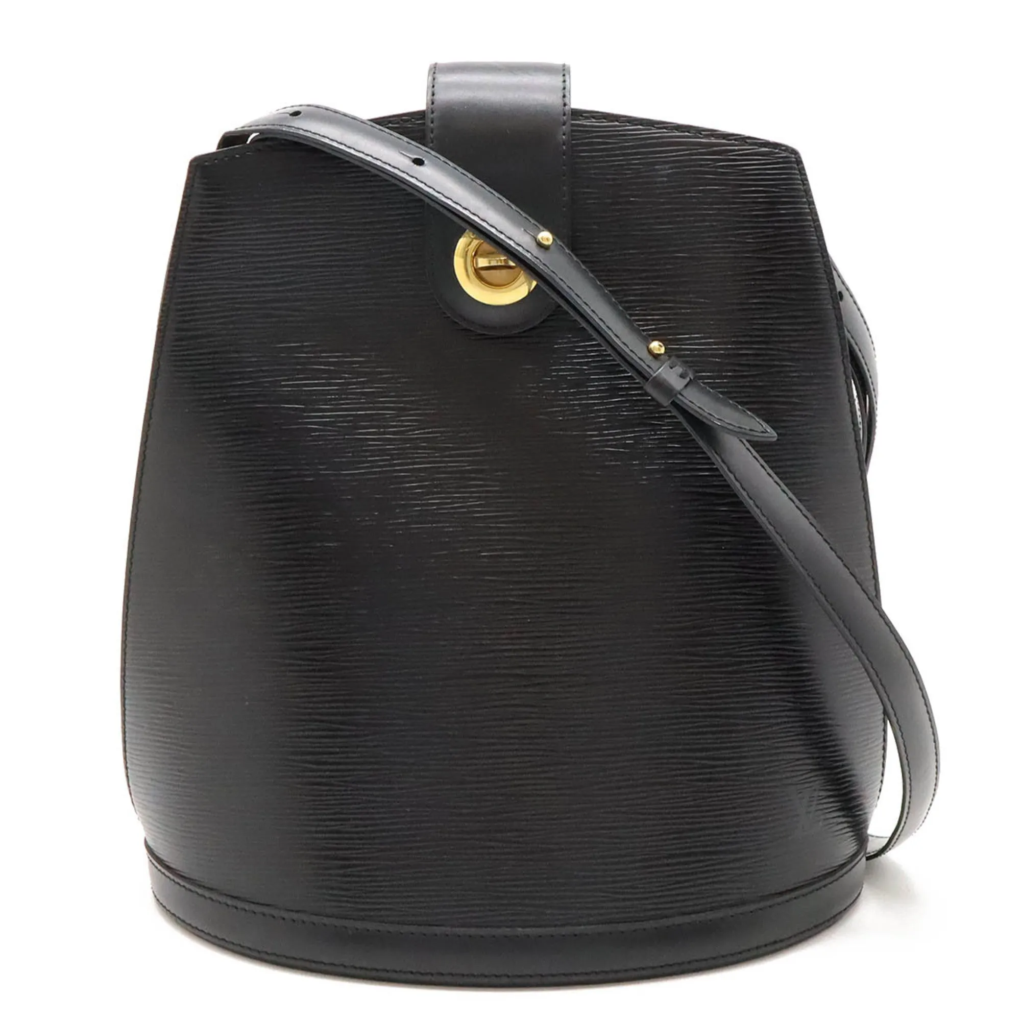 Louis Vuitton  Noir Epi Leather Shoulder Bag