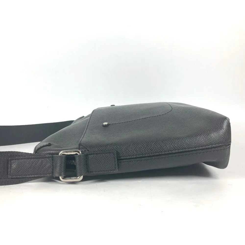 LOUIS VUITTON Shoulder Bag M30238 Taiga Leather black Taiga Watcher Messenger PM