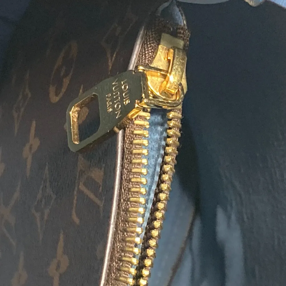 LOUIS VUITTON Shoulder Bag M43569 Monogram canvas Brown x blue Monogram Neonoe