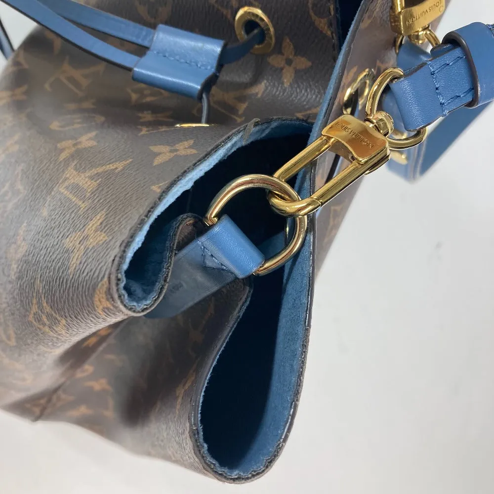 LOUIS VUITTON Shoulder Bag M43569 Monogram canvas Brown x blue Monogram Neonoe