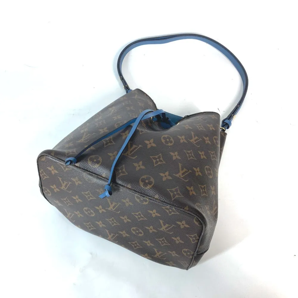 LOUIS VUITTON Shoulder Bag M43569 Monogram canvas Brown x blue Monogram Neonoe