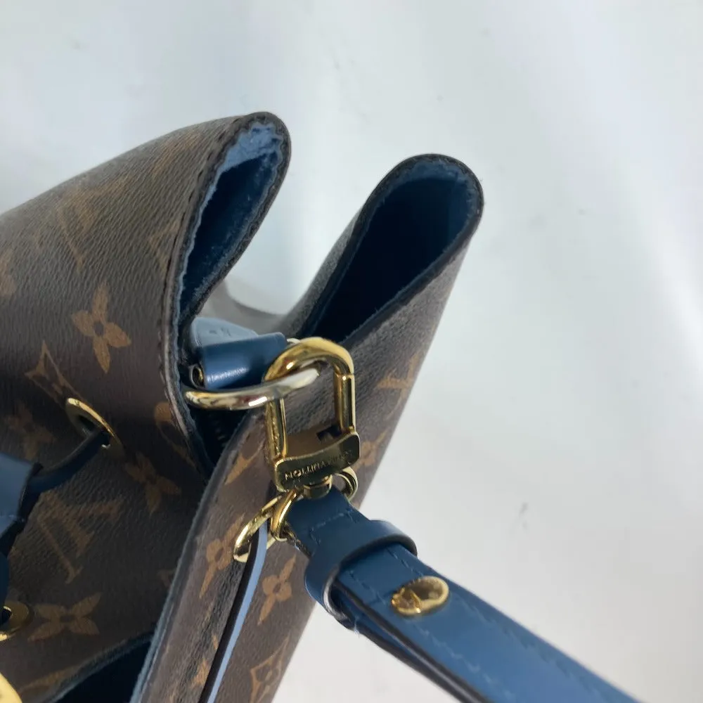LOUIS VUITTON Shoulder Bag M43569 Monogram canvas Brown x blue Monogram Neonoe