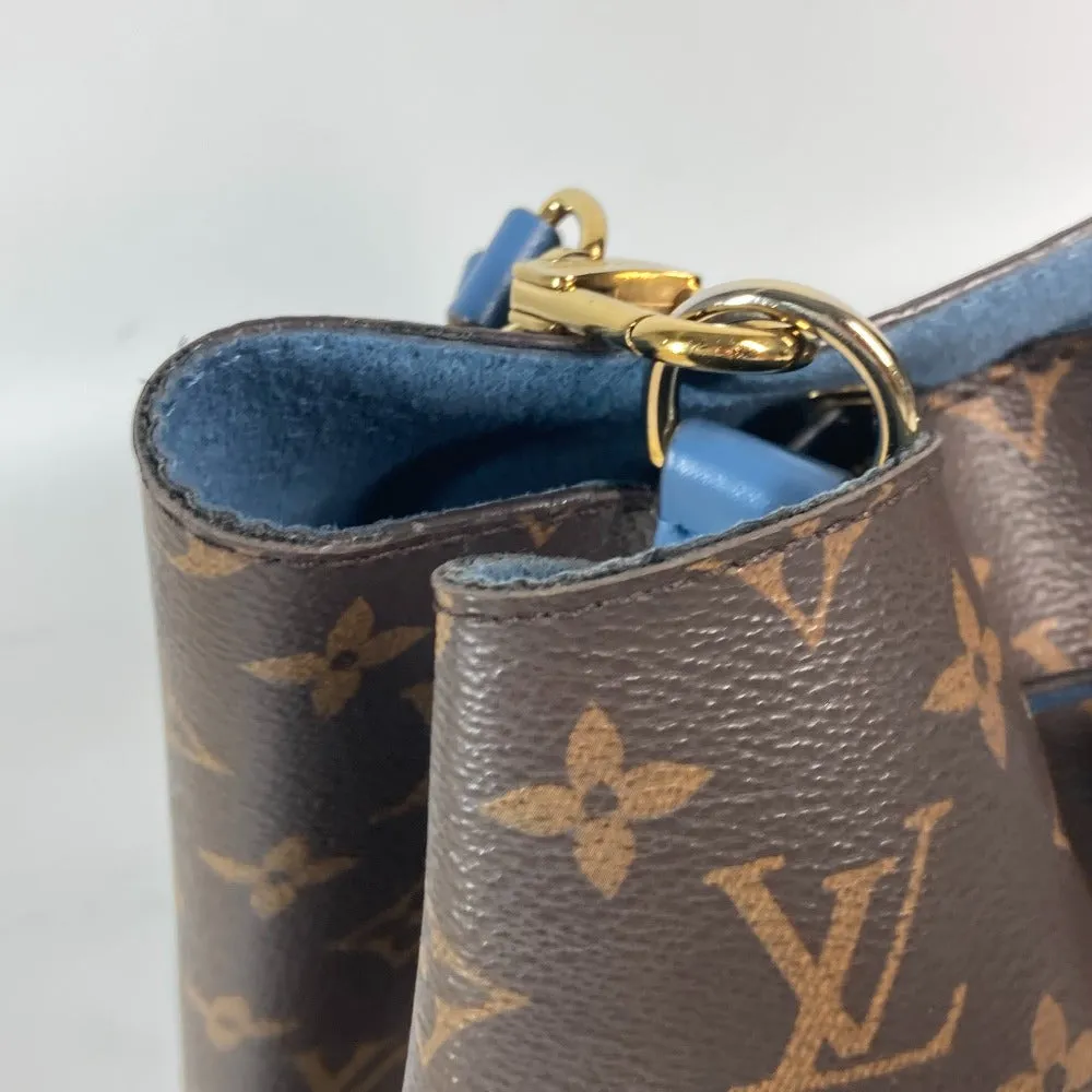 LOUIS VUITTON Shoulder Bag M43569 Monogram canvas Brown x blue Monogram Neonoe