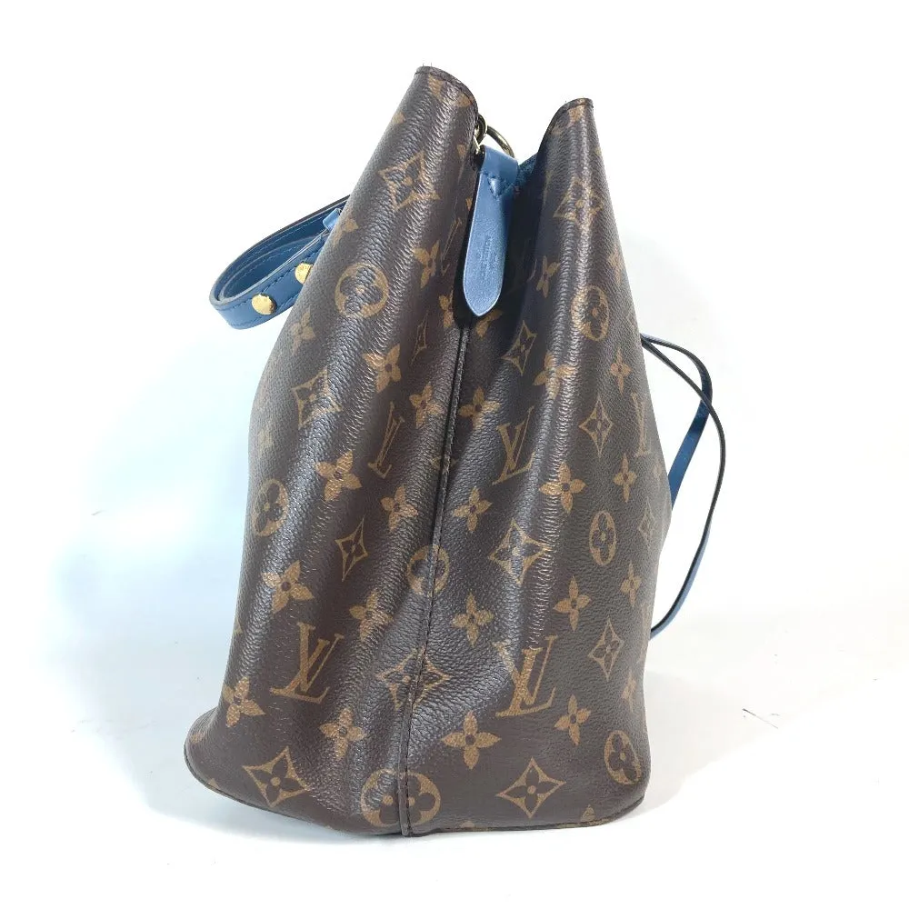 LOUIS VUITTON Shoulder Bag M43569 Monogram canvas Brown x blue Monogram Neonoe