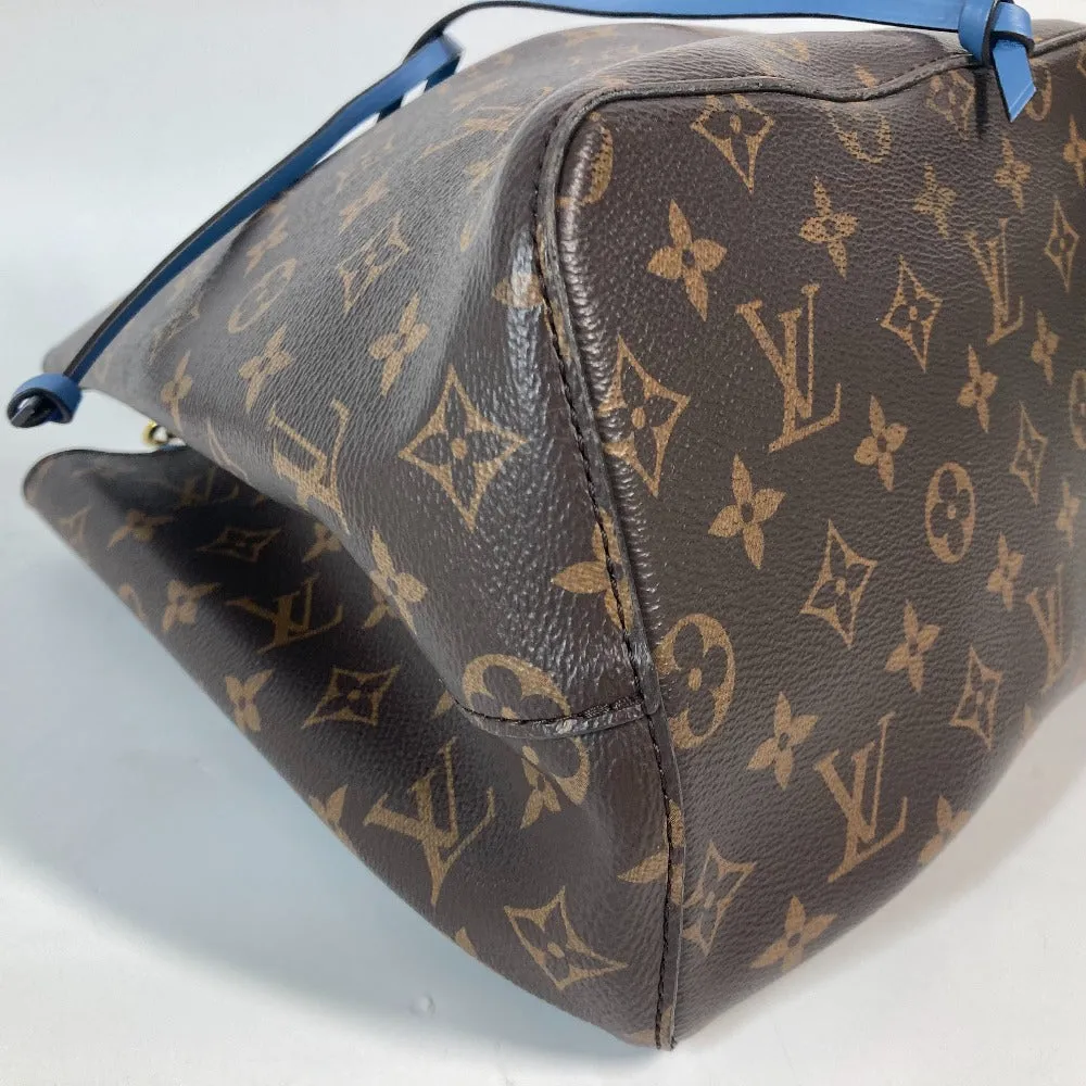 LOUIS VUITTON Shoulder Bag M43569 Monogram canvas Brown x blue Monogram Neonoe