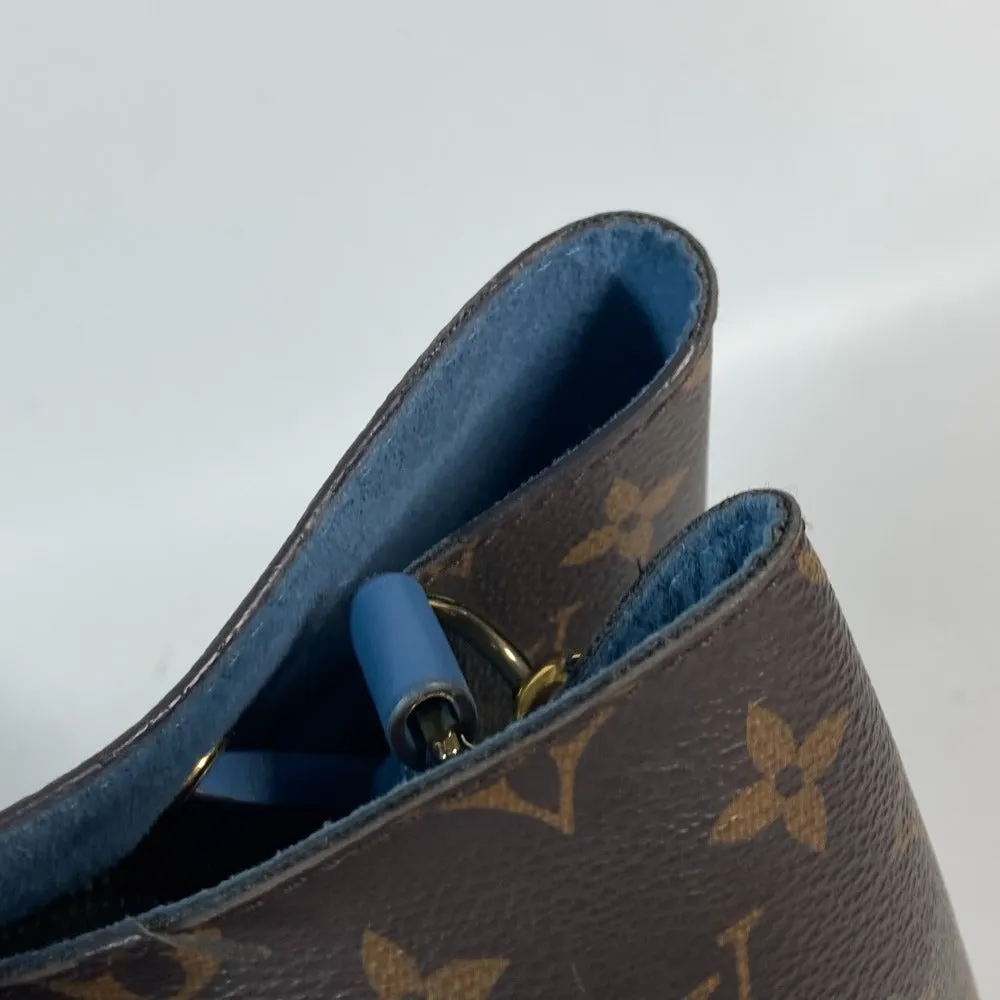 LOUIS VUITTON Shoulder Bag M43569 Monogram canvas Brown x blue Monogram Neonoe